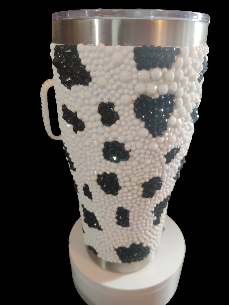 Cow Print Double Wall Stainless Steele Tumbler