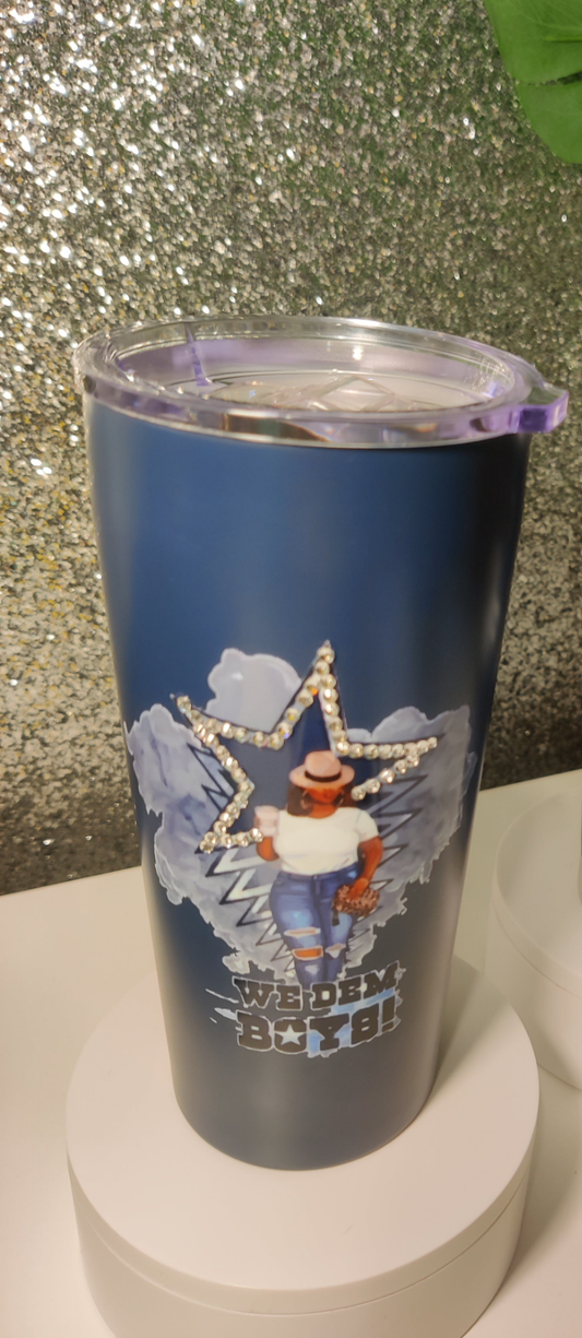 Dallas Cowboys Bling Hot/Cold Tumbler - 20oz