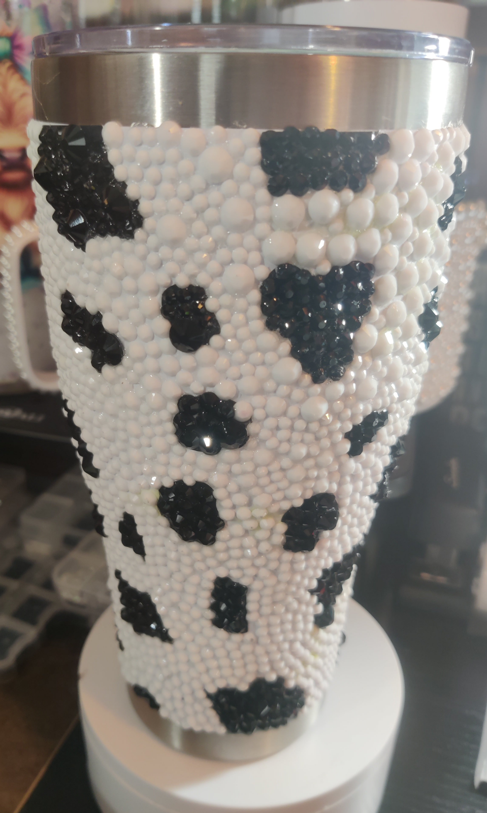 Cow Print Double Wall Stainless Steele Tumbler