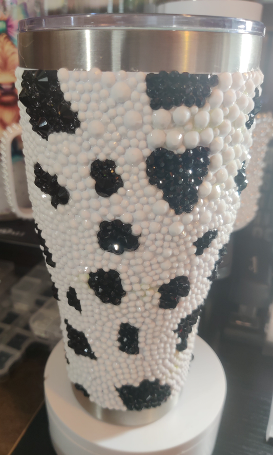 Cow Print Double Wall Stainless Steele Tumbler