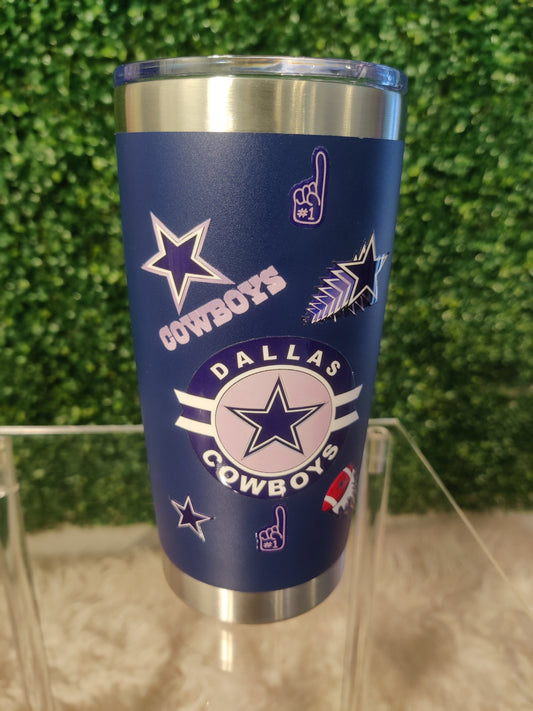 Dallas Cowboys Double Wall Vacuum Insulated Travel Tumbler – 20 oz