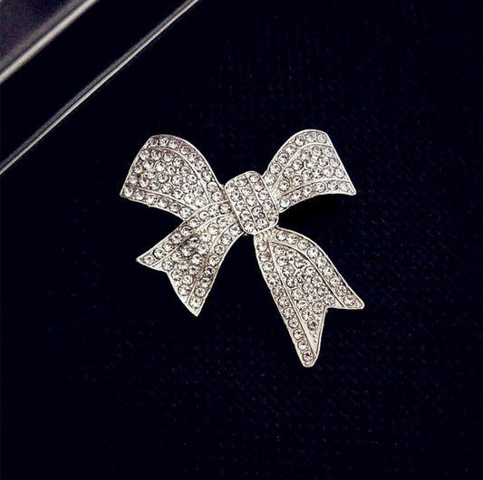 Sparkly Bow Pin