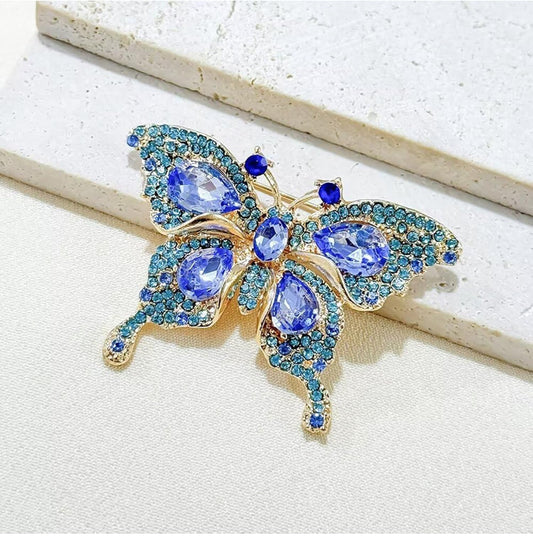 Dazzling Butterfly Brooch