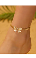 Princess bow anklet