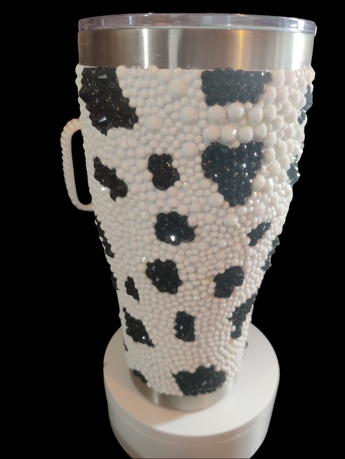 Cow Print Double Wall Stainless Steele Tumbler