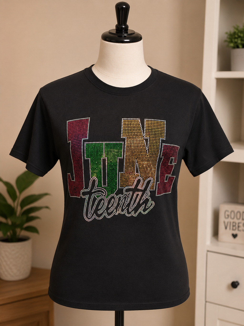 Juneteenth Rhinestone T-Shirt