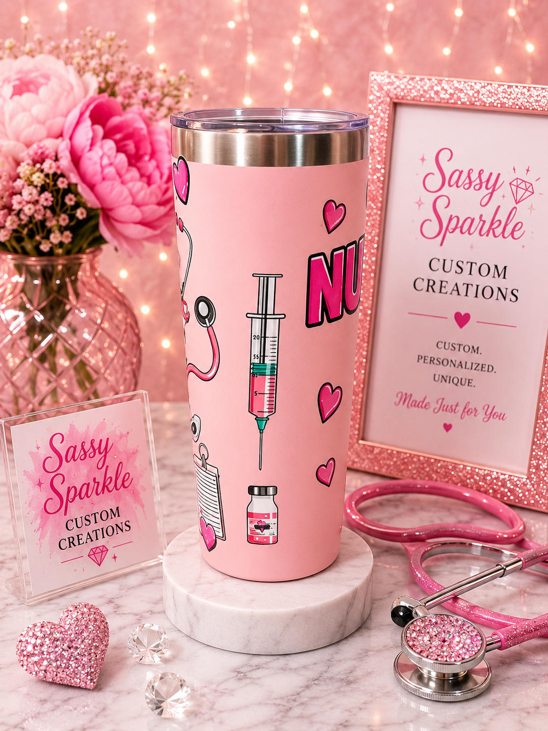Nurses 20oz Hot & Cold tumbler