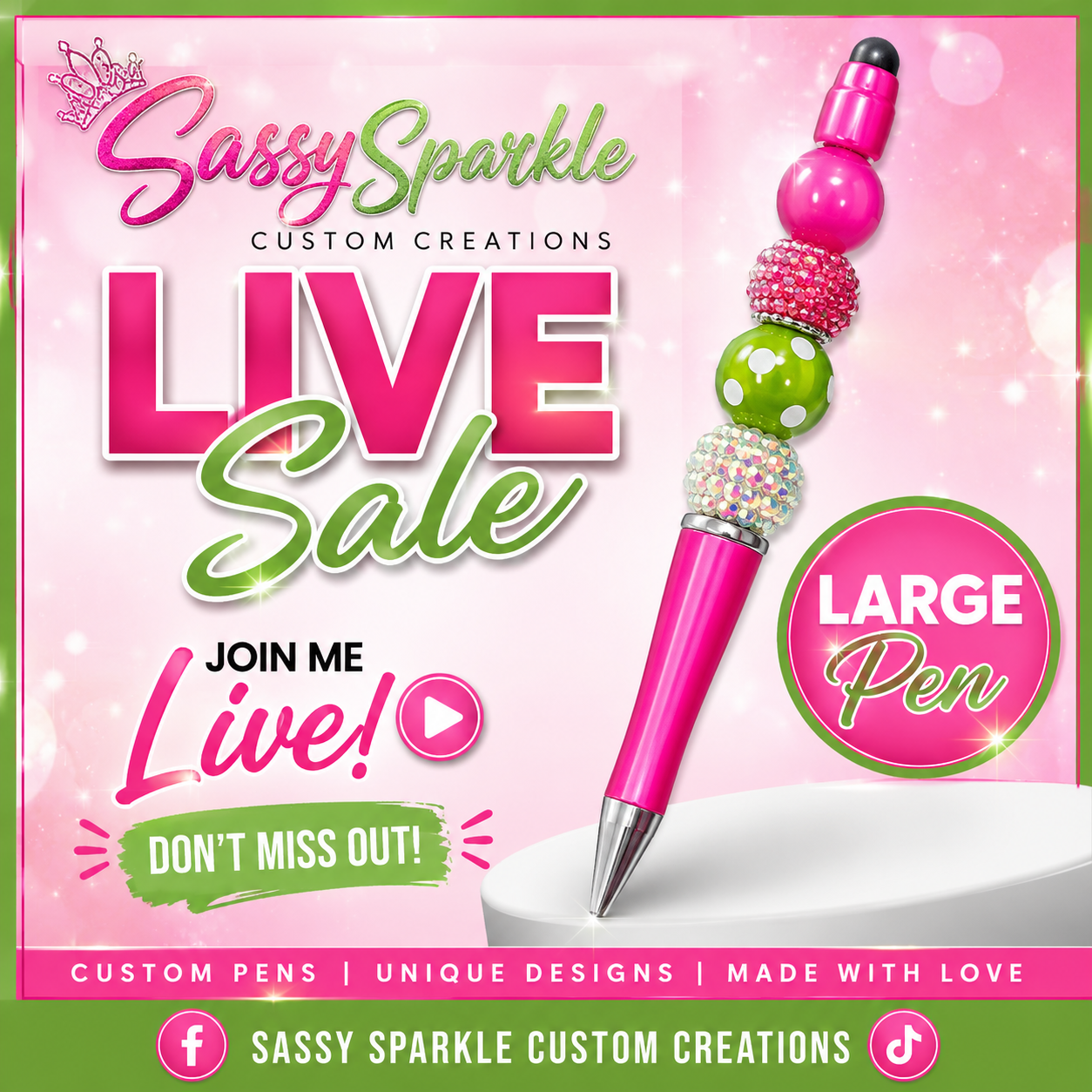 Large Fancy Pen live claim