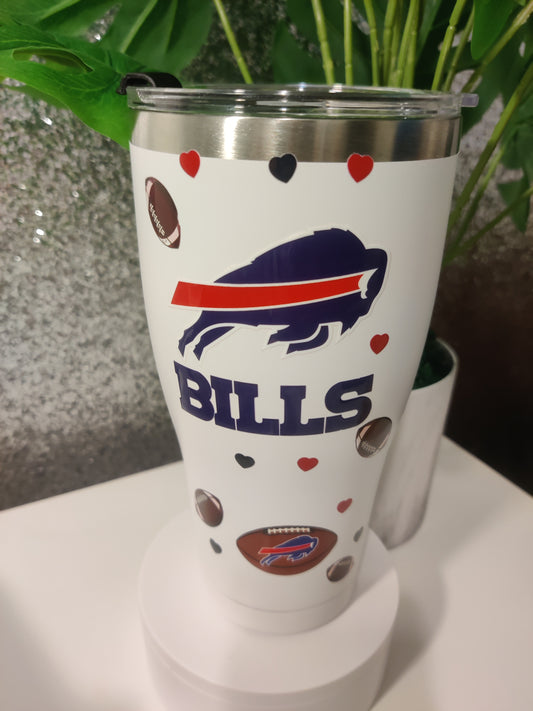 Buffalo Bills 30oz Stainless Steel Tumbler