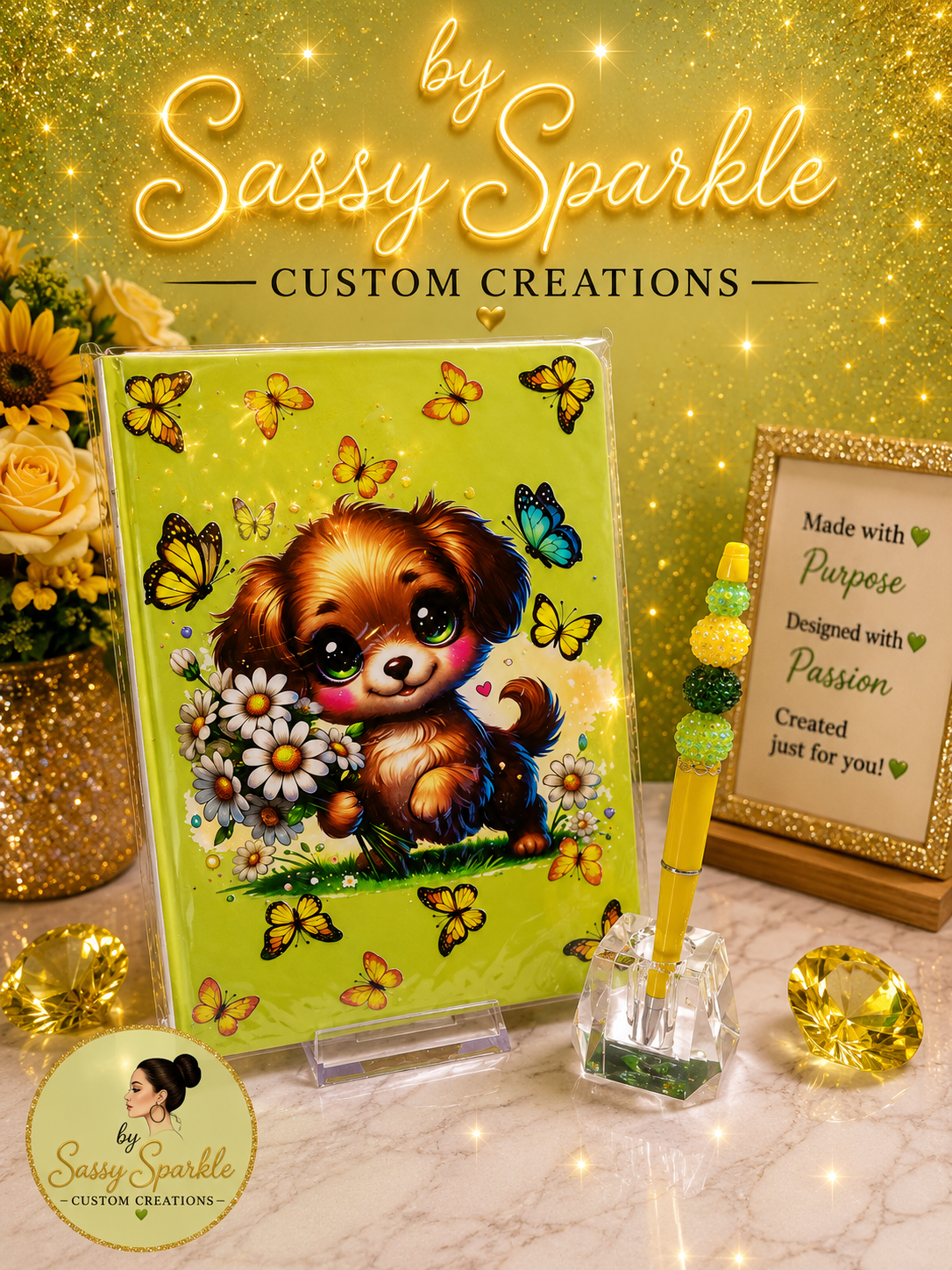 Puppy Love Journal and Pen