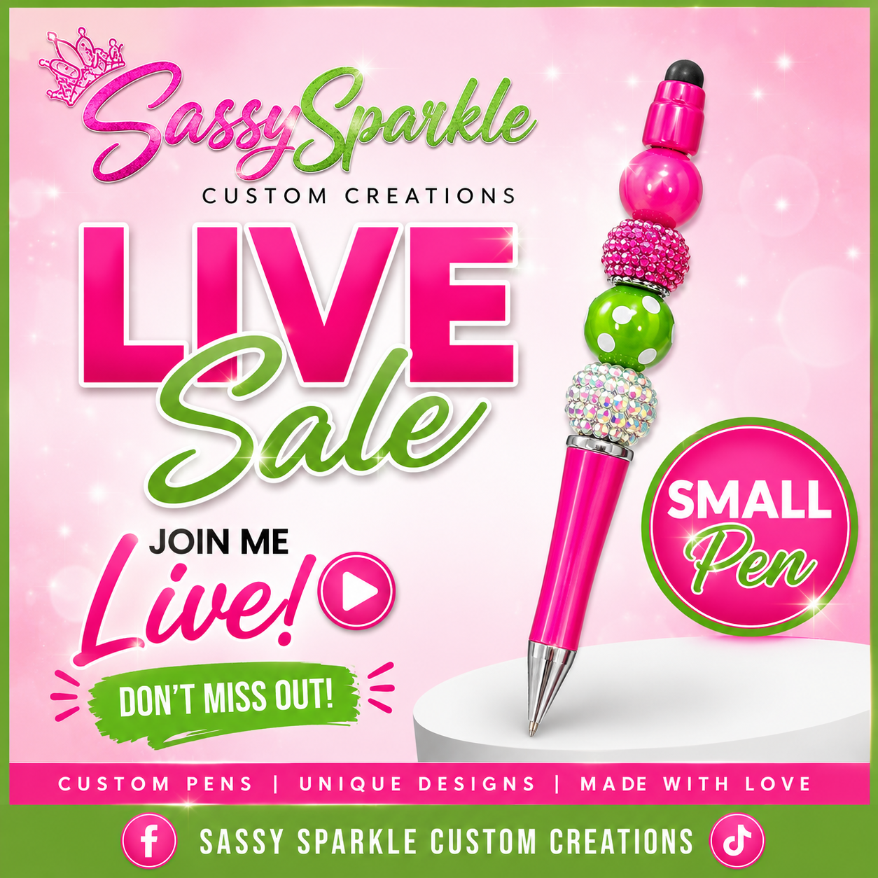 Small Fancy Pen live claim